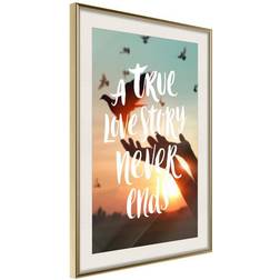 Arkiio Affisch A True Love Story Never Ends [Poster] 30x45 Poster